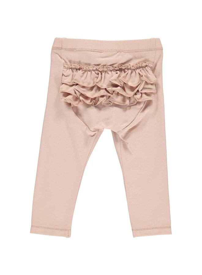 Cozy me frill pants baby spa rose