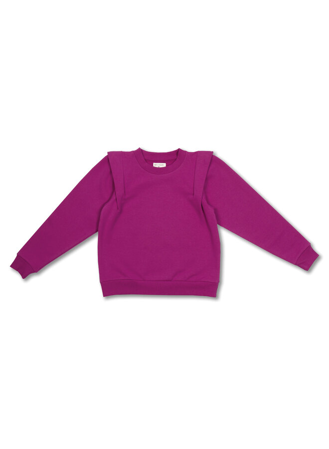 Shoulder Detail Sweater violet