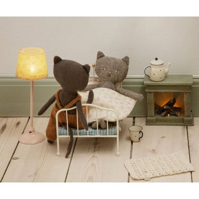 Maileg Miniature floor lamp - Dark powder