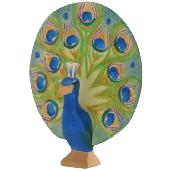 Ostheimer Pauw staart open