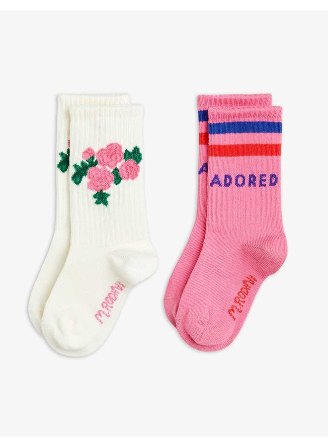 Roses 2-pack socks