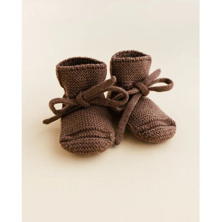 HVID Booties - Wollen slofjes mocha
