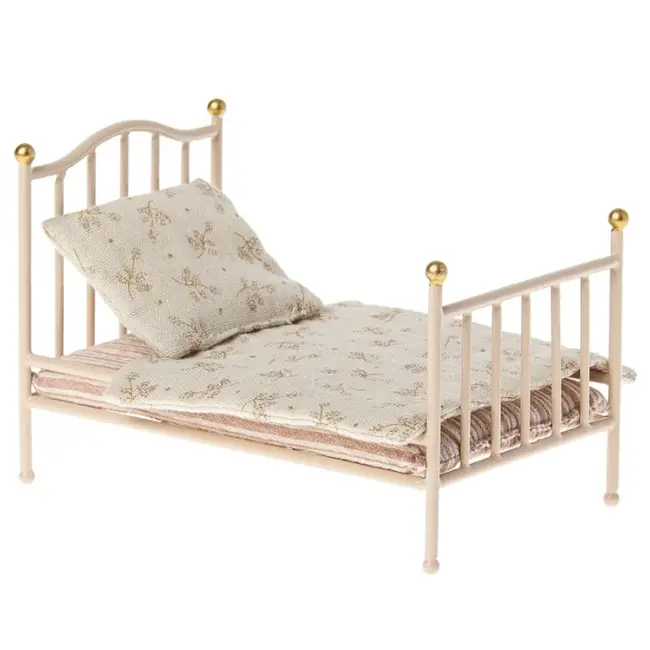 Maileg Vintage bed, Mouse - Rose