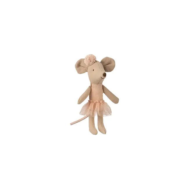 Maileg Ballerina mouse, Little sister - Rose 17-3105-00