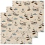 Konges Slojd 3-pack muslin cloth - SAIL AWAY