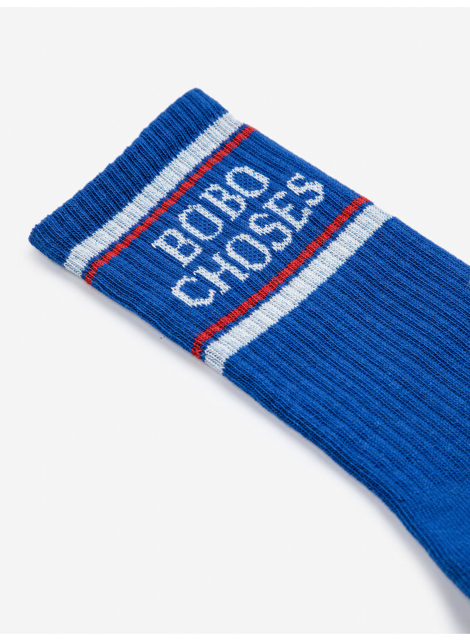 Bobo Choses long socks blue