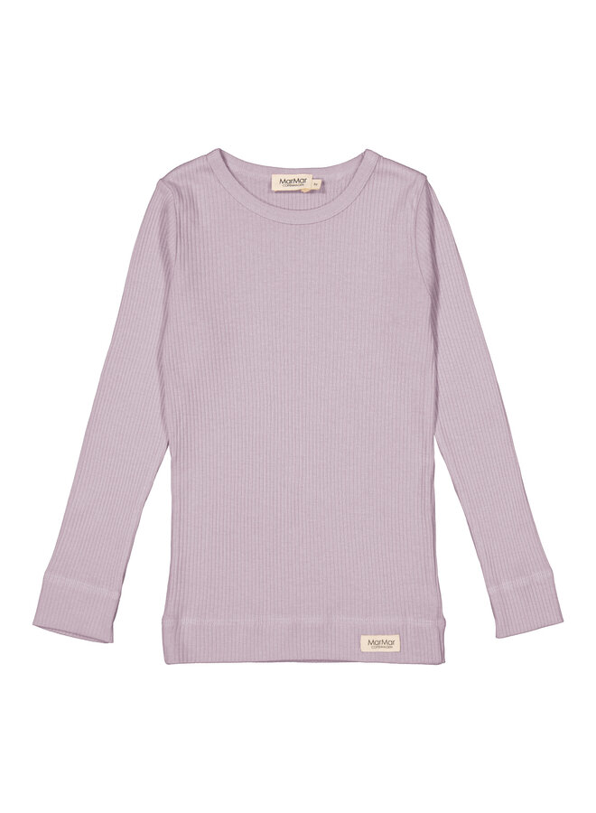 Plain Tee LS Lilac Bloom