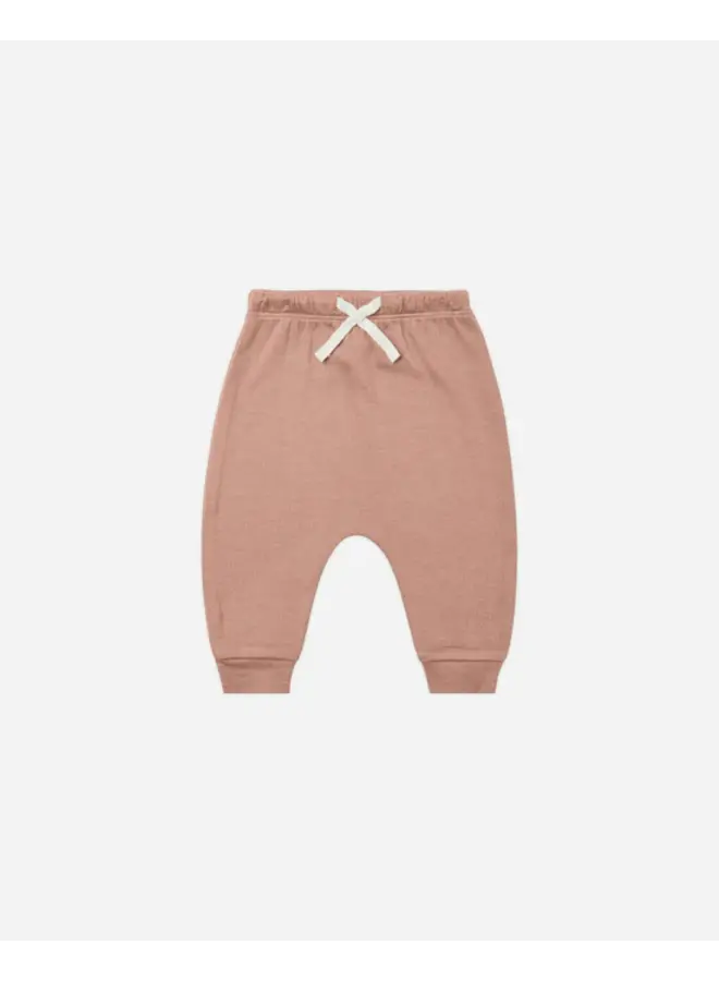 POINTELLE SWEATPANT || ROSE