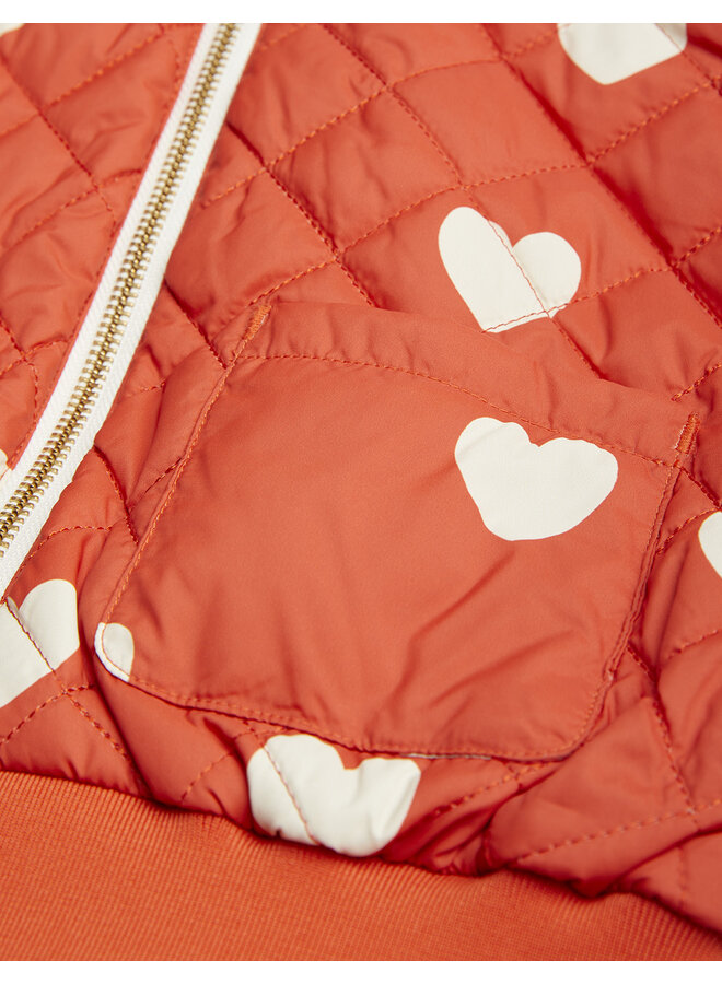 Hearts aop baseball jacket