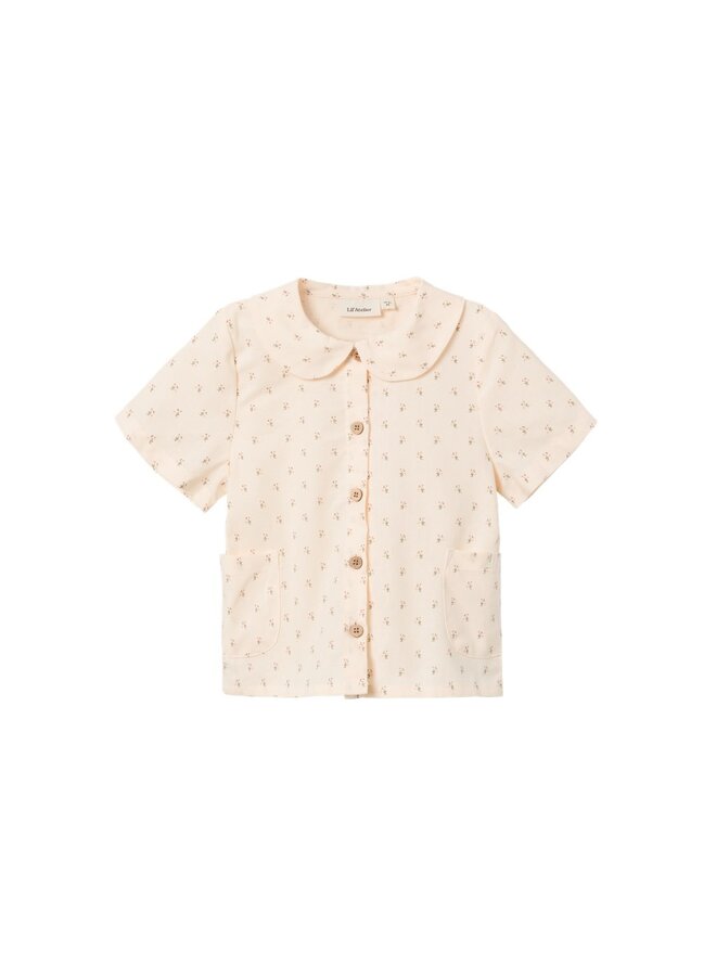 NMFFAMAJA SS LOOSE SHIRT LIL turtledove