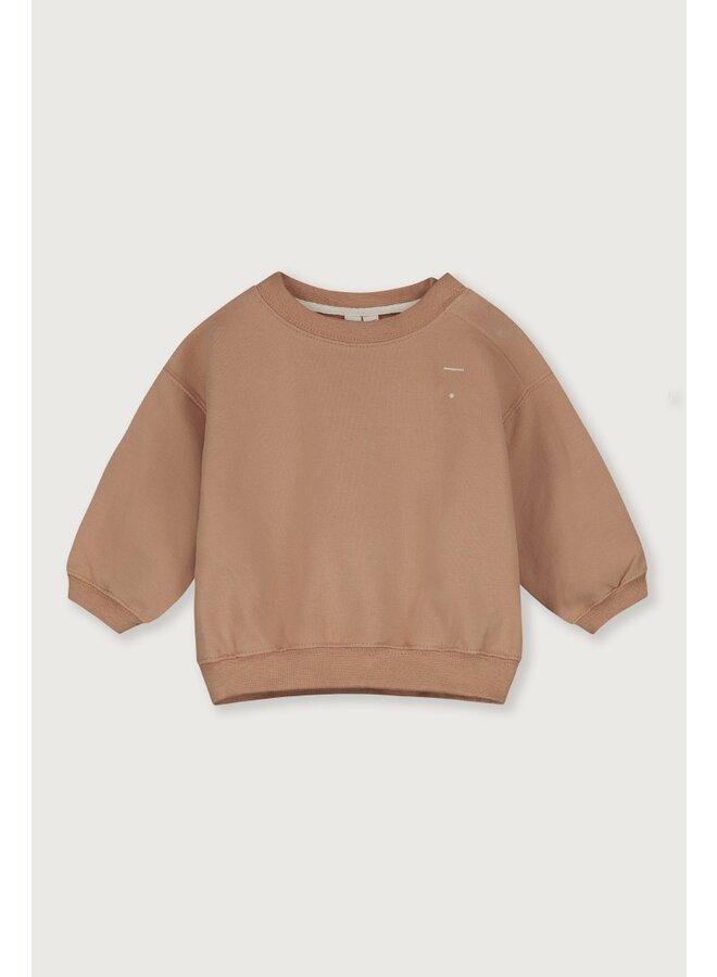 Baby Dropped Shoulder Sweater biscuit