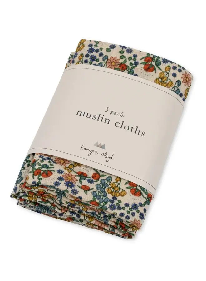 3-pack muslin cloth - BIBI FLEUR