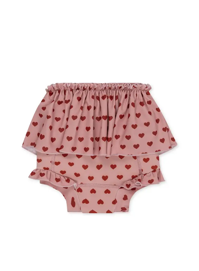 BOBBI FRILL SWIMSHORTS  COEUR MELLOW