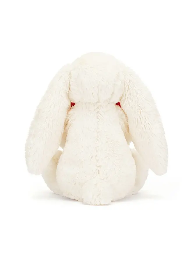 Bashful Red Love Heart Bunny Original