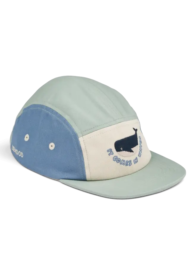 Rory Printed Cap - Ice blue mix