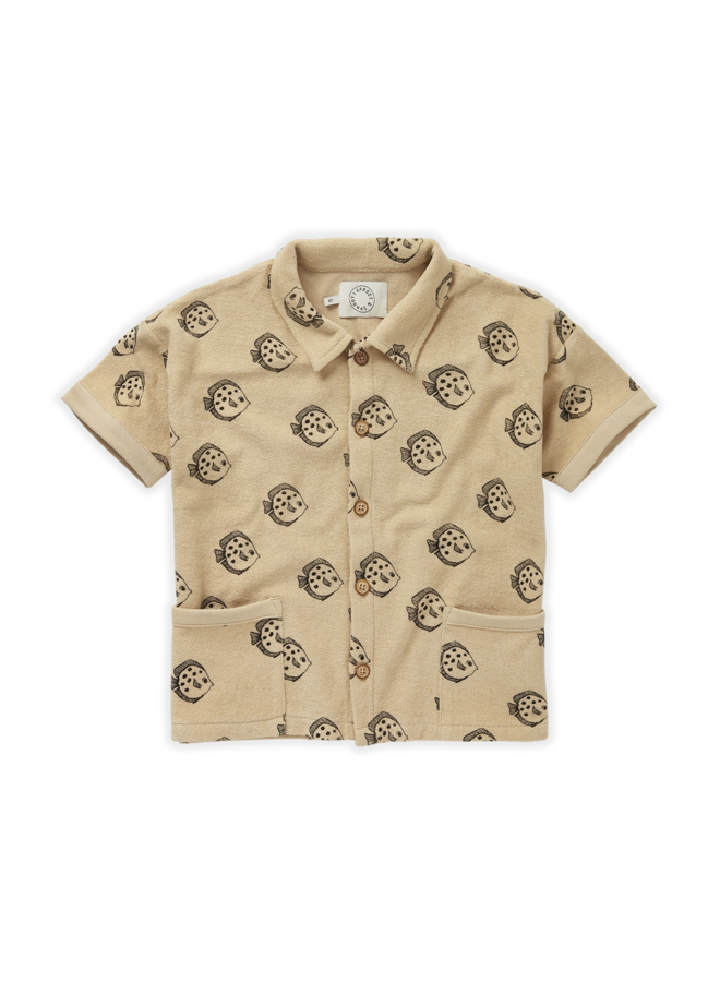 Loose shirt Fish print