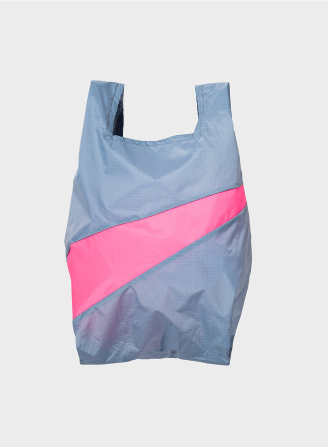 The New Shopping Bag Fuzz & Fluo Pink Medium