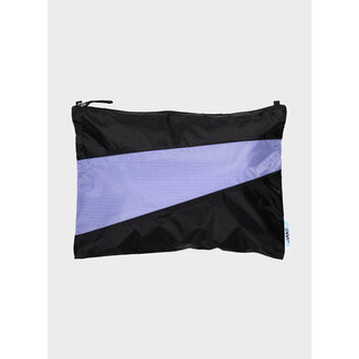 SUSAN BIJL The New Pouch Black treble Large