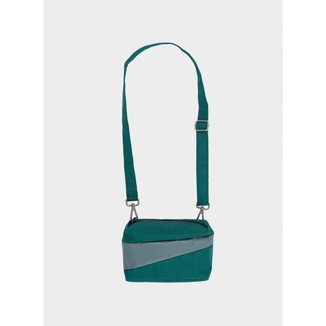SUSAN BIJL The New Bum Bag Pine & Grey Small