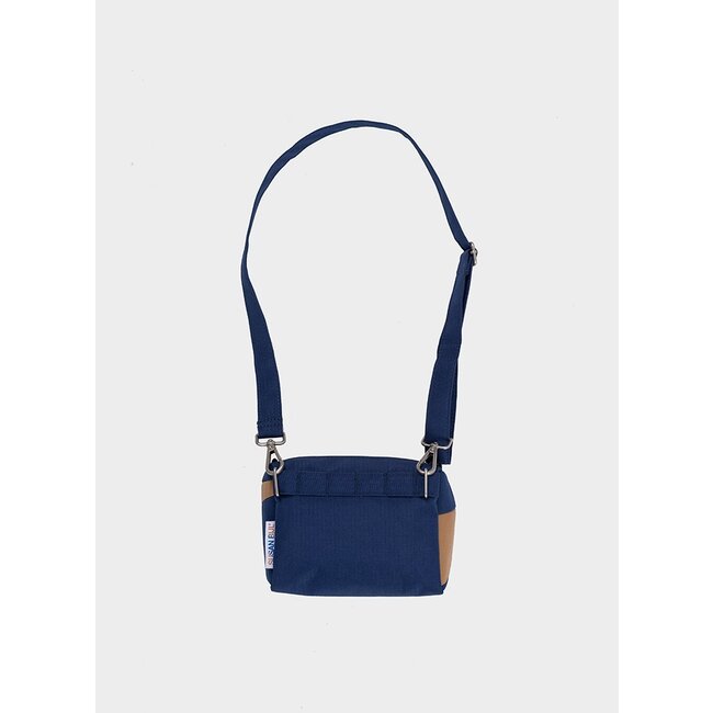 SUSAN BIJL The New Bum Bag Navy & Camel  Small