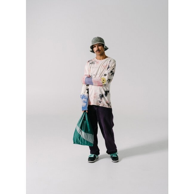 SUSAN BIJL The New Shopping Bag Pine & Grey Medium