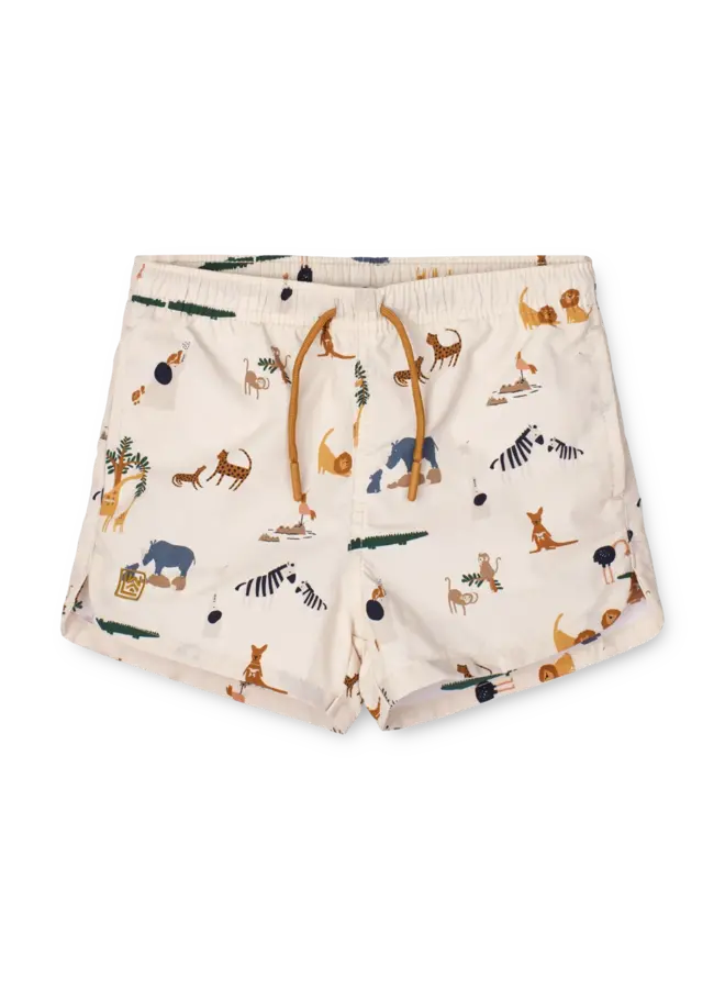 Aiden Printed Board Shorts -  All together / Sandy