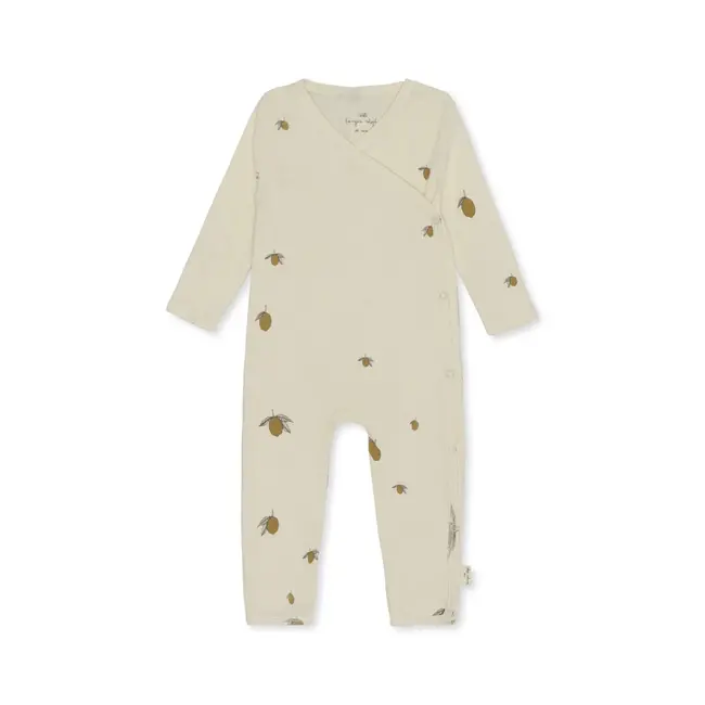 Konges Slojd NEWBORN ONESIE Lemon