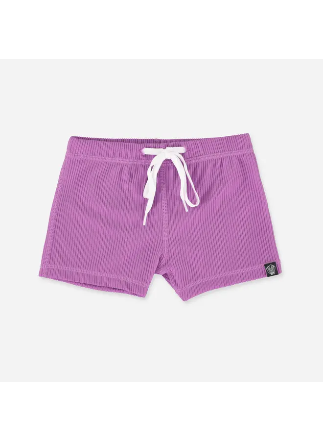 Orchid Ribbed Swimshort