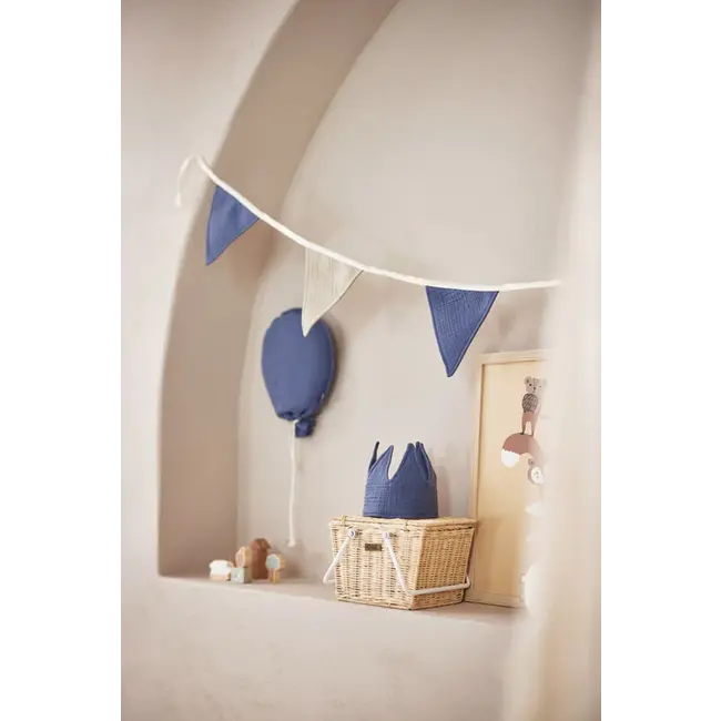 Jollein Verjaardagskroon 12x35cm Jeans Blue
