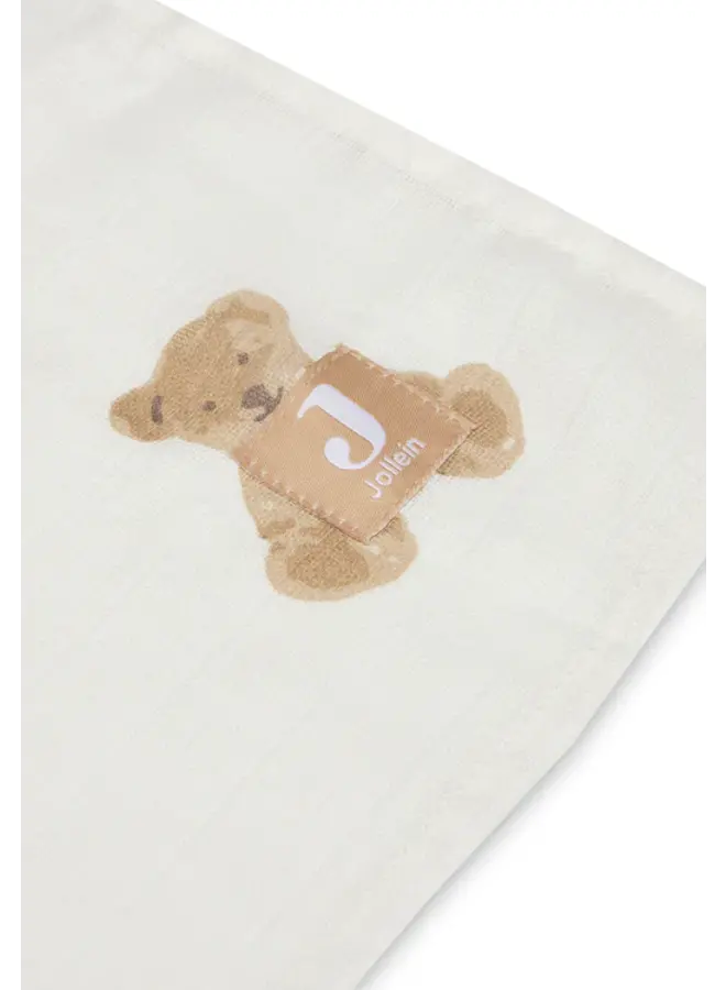 Hydrofiele Doek Large 115x115cm Teddy Bear (2pack)