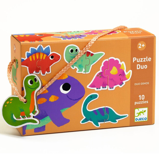 Djeco Puzzel - Duo dino's(2+)