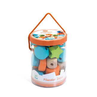 Djeco Houten rijgkralen Filacolor