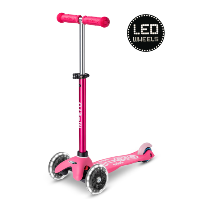Micro Step Mini Micro step Deluxe - Roze LED