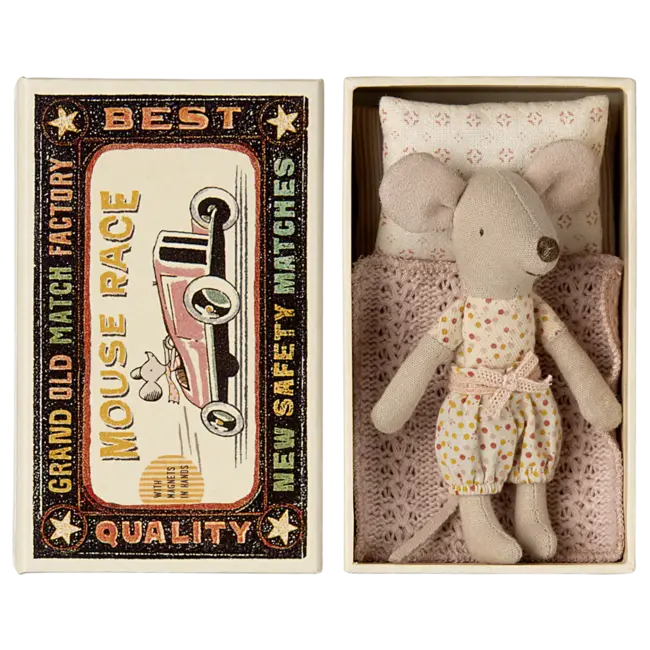 Maileg Little sister mouse in matchbox 2024