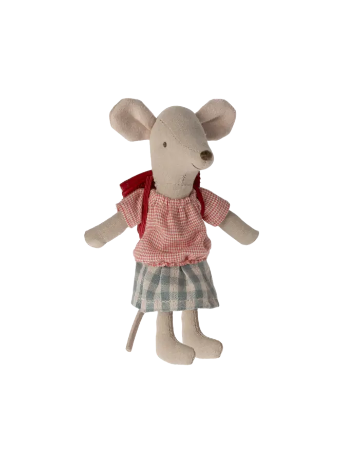 Tricycle mouse, Big sister with bag - Red