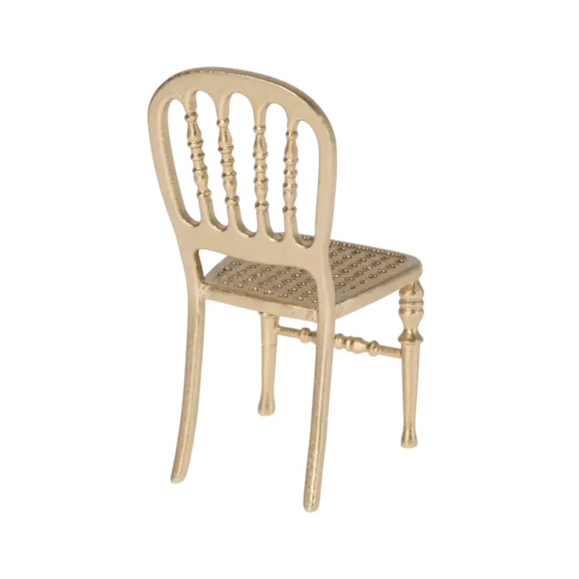 Maileg Chair, Mouse - Gold