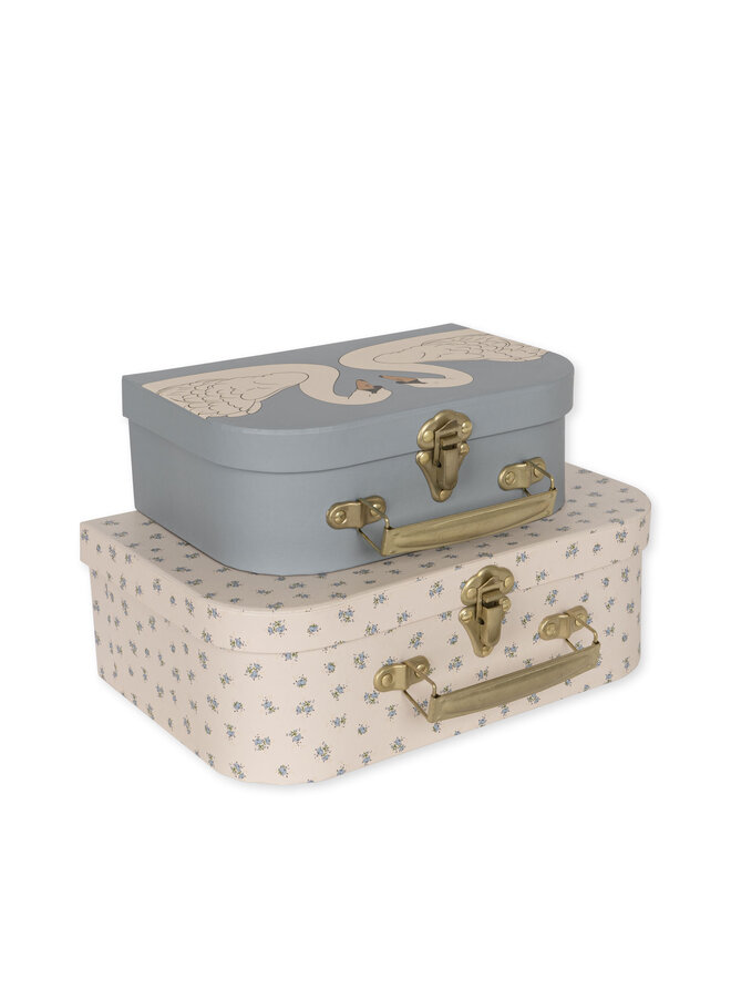 2 PACK SUITCASE Swan