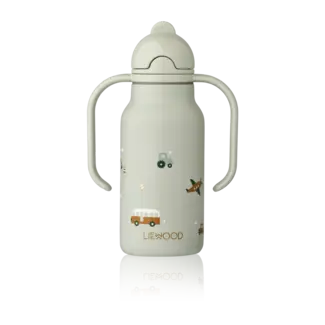 Liewood Kimmie Water Bottle  250 ml - Vehicles/Dove