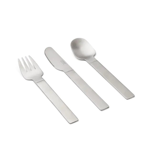 Liewood Colin junior cutlery set  - Steel
