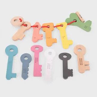Tickit REGENBOOG HOUTEN SLEUTELS