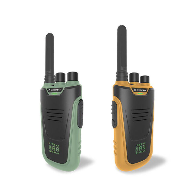 Kidywolf KIDYTALK Walkietalkies groen-oranje