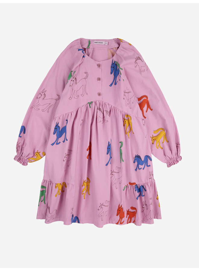 Wonder Horse all over woven dress