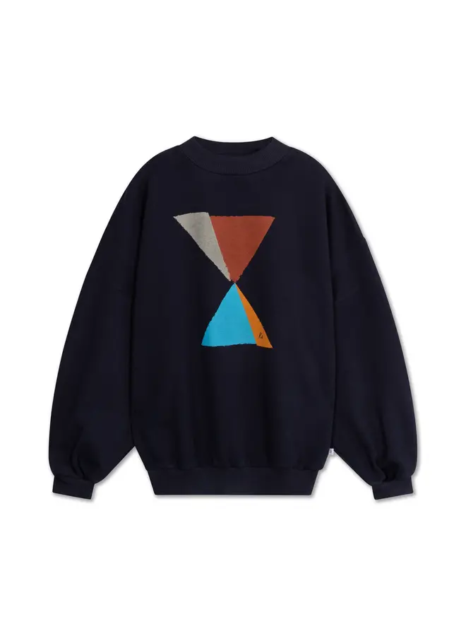 23. crewneck sweater deep dark  blue