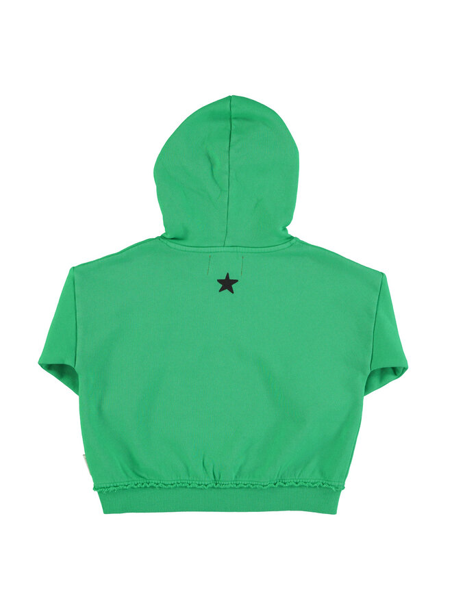 Hoodie | Green w/ "cavalier" print