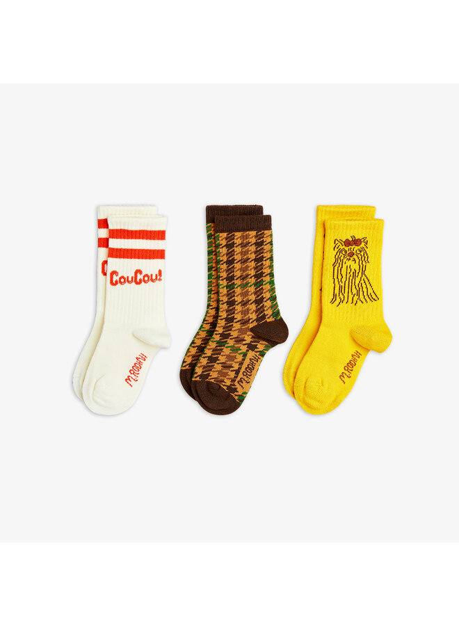 Coucou 3-pack socks