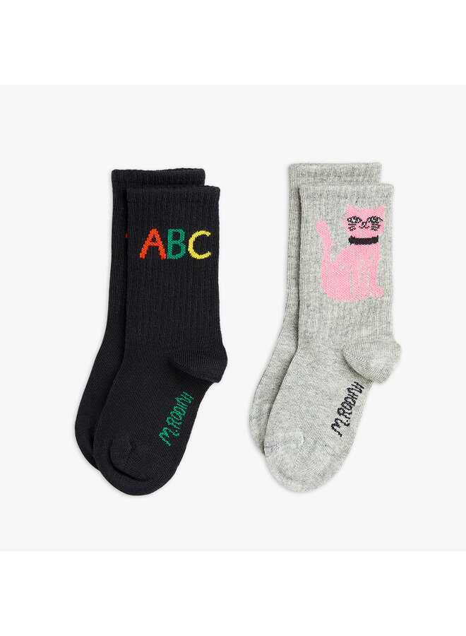 ABC 2-pack socks