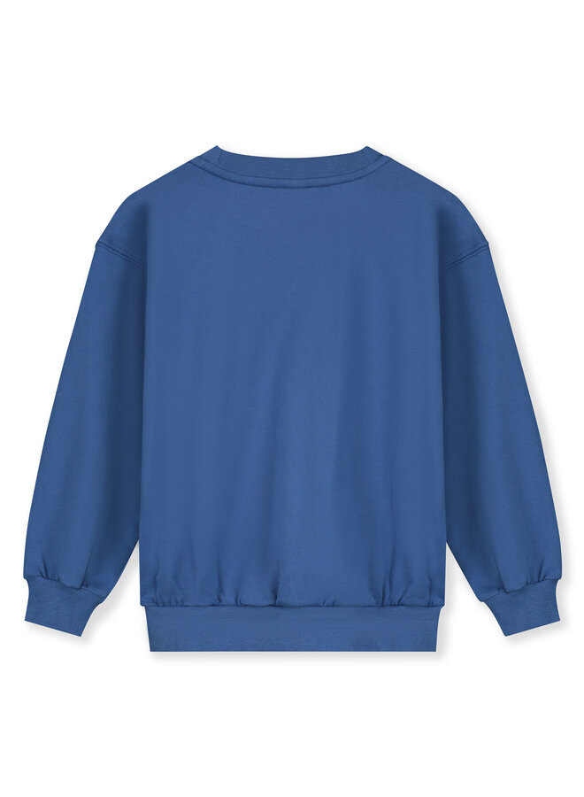 Dropped Shoulder Sweater Blue moon