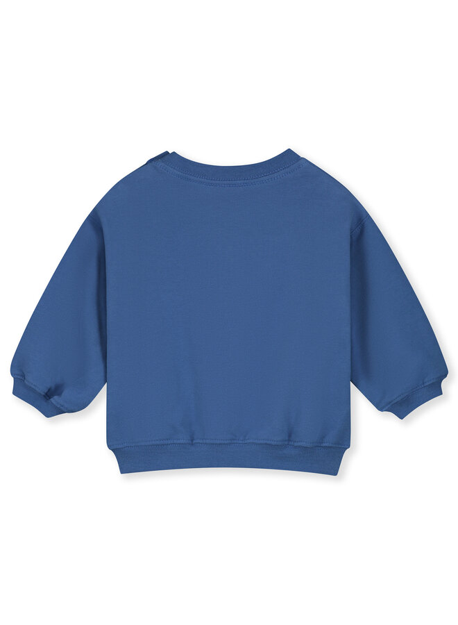 Baby Dropped Shoulder Sweater Blue moon