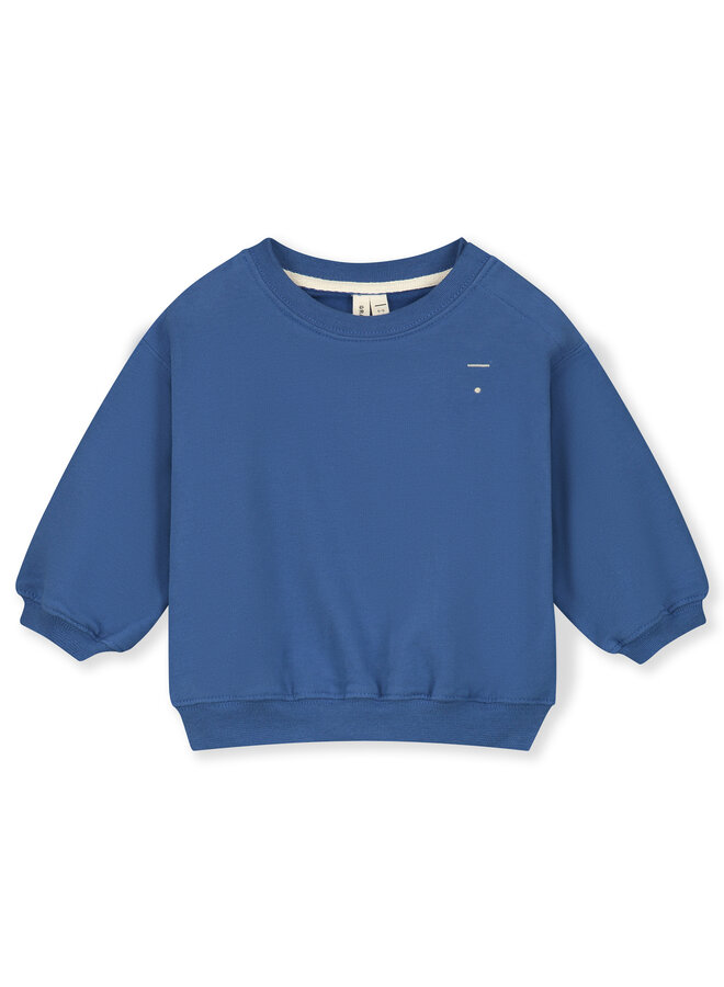 Baby Dropped Shoulder Sweater Blue moon