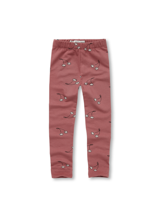 Legging cherry flower print